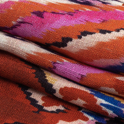 Mood Exclusive Wavy Pigmentation Slubbed Viscose Woven - Folded