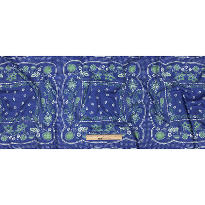 Mood Exclusive Blue Inverted Perceptions Polka Dotted Viscose Jacquard - Full