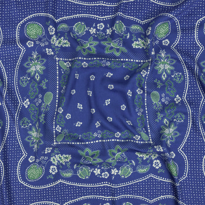 Mood Exclusive Blue Inverted Perceptions Polka Dotted Viscose Jacquard