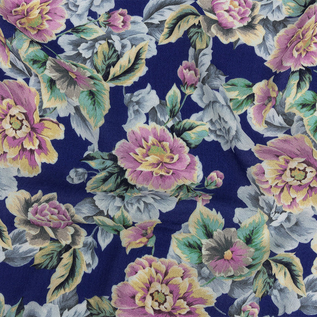 Mood Exclusive Royal Antique Rose Petals Gauzy Viscose Crepe
