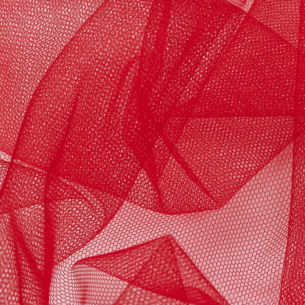 Soft Nylon Tulle - Red - Leonardo Collection Folded
