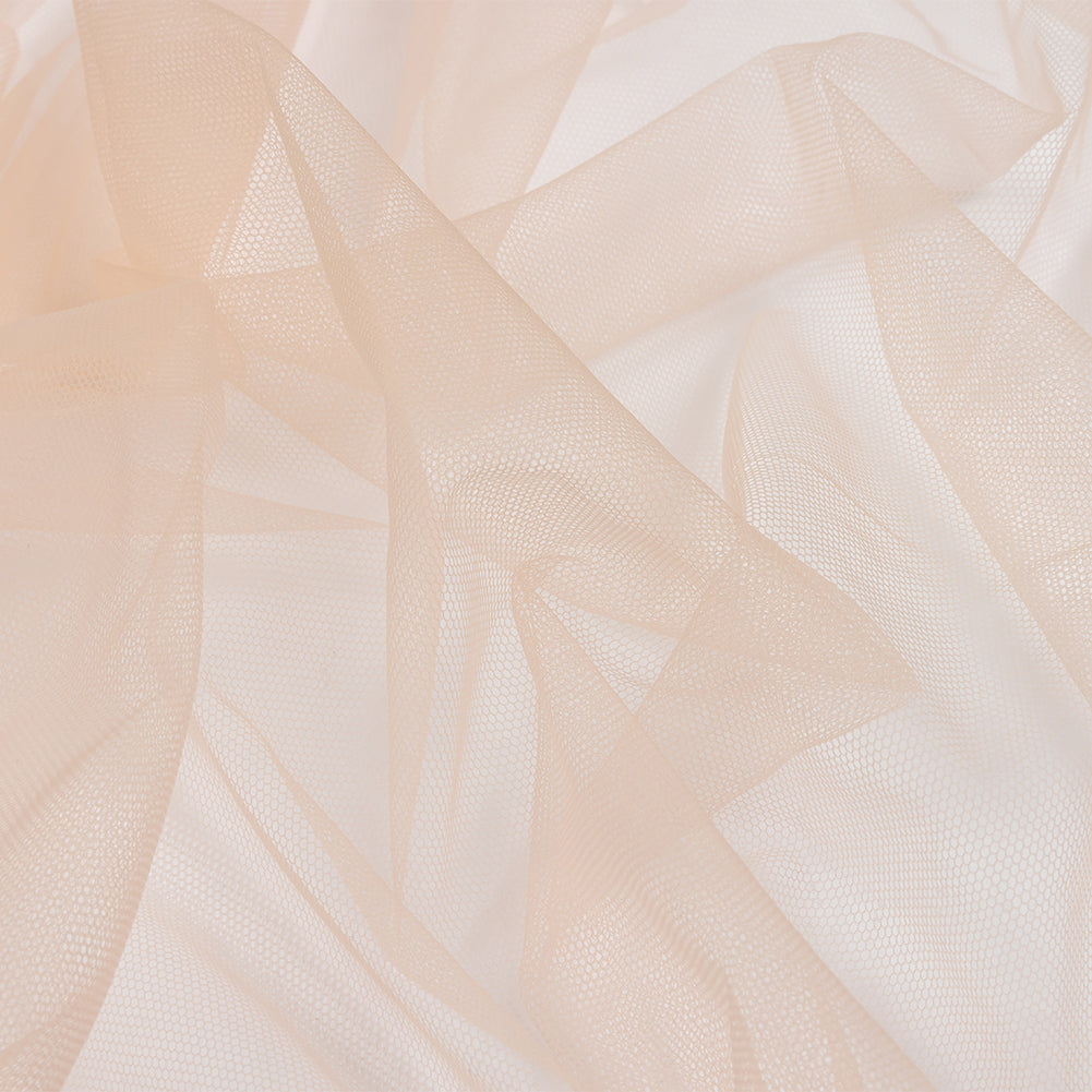 Light Peach Leonardo Soft Nylon Tulle