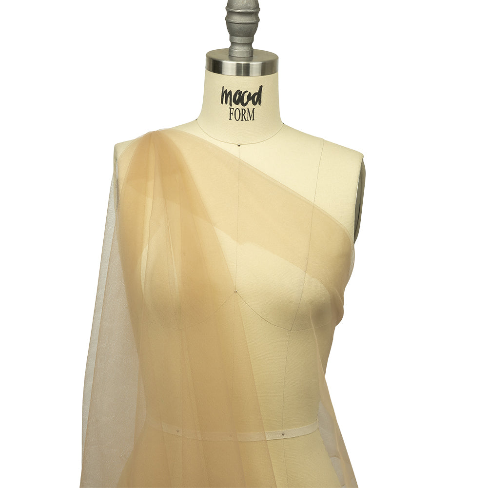 Soft Nylon Tulle - Light Mocha - Leonardo Collection Detail