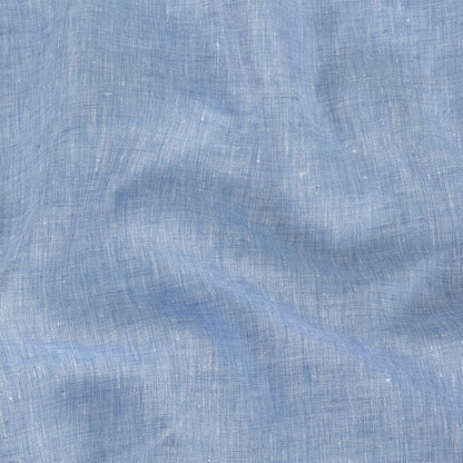 Minerva Heathered Blue Heron Lightweight Linen Chambray