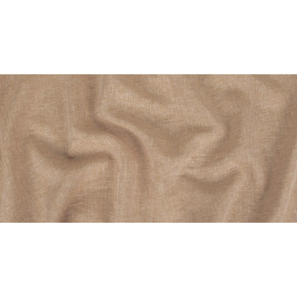 Lightweight Linen Chambray - Heathered Warm Sand - Minerva Collection Folded