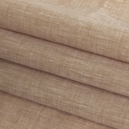 Lightweight Linen Chambray - Heathered Warm Sand - Minerva Collection Detail