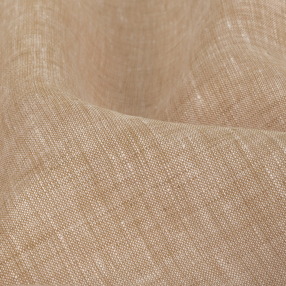 Lightweight Linen Chambray - Heathered Warm Sand - Minerva Collection Full