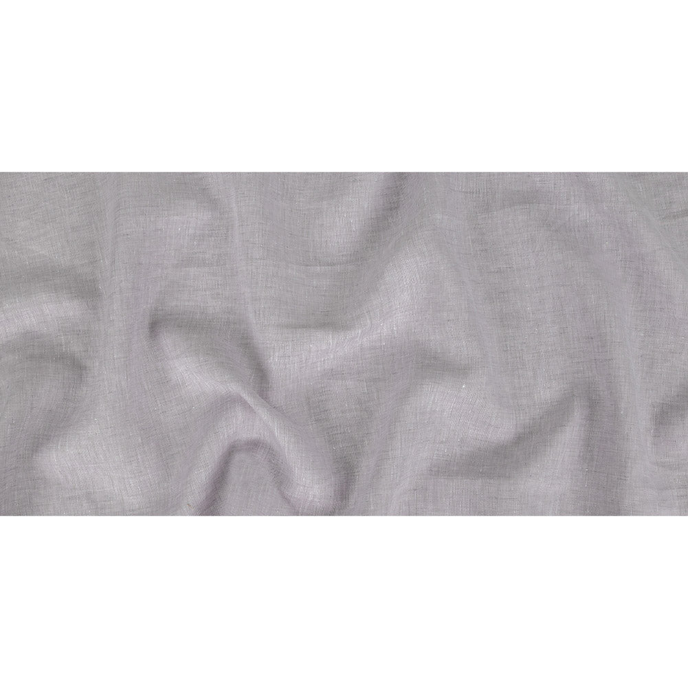 Lightweight Linen Chambray - Heathered Lilac Gray - Minerva Collection Folded
