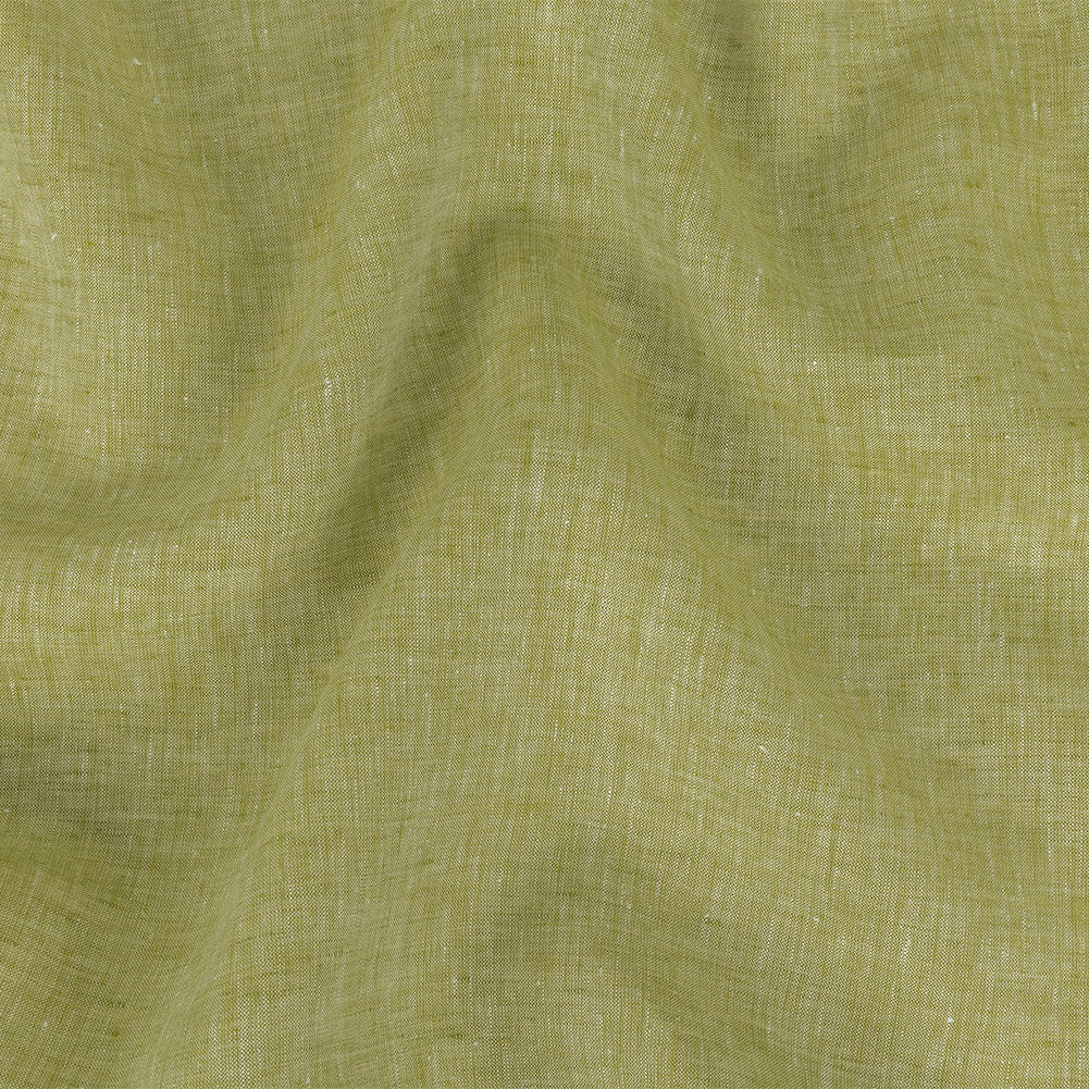 Minerva Heathered Weeping Willow Lightweight Linen Chambray