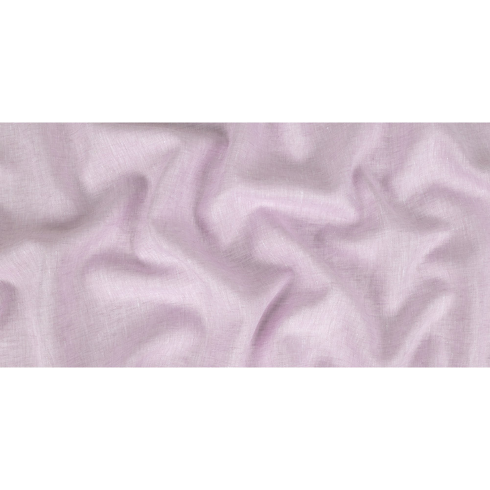 Lightweight Linen Chambray - Heathered Winsome Orchid - Minerva Collection Folded