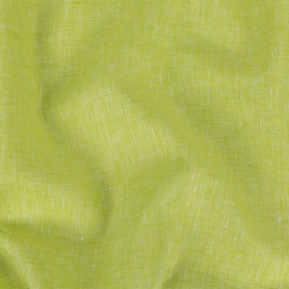 Minerva Heathered Lime Green Lightweight Linen Chambray