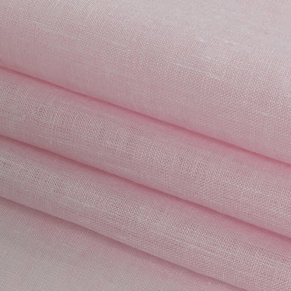 Lightweight Linen Chambray - Heathered Pink Marshmallow - Minerva Collection Detail