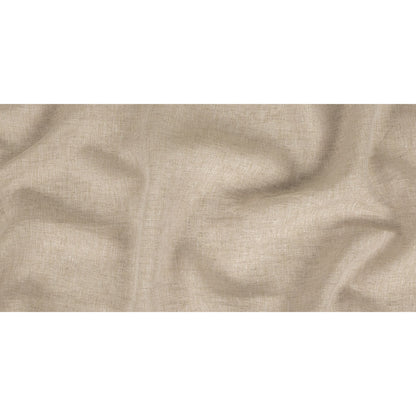 Minerva Heathered Beige Lightweight Linen Chambray - Folded