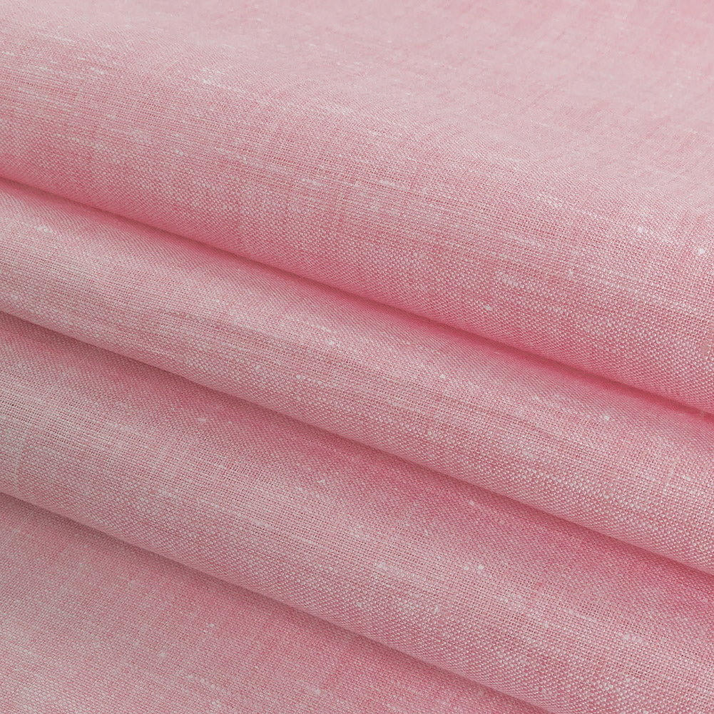 Minerva Heathered Nosegay Lightweight Linen Chambray - Detail