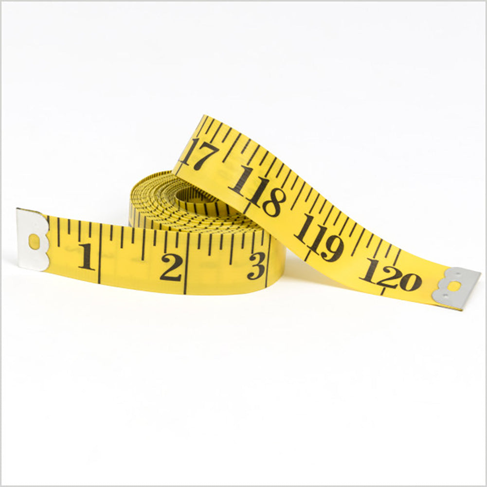 Dritz Quilter's Tape Measure - Yellow - 120" - Folded