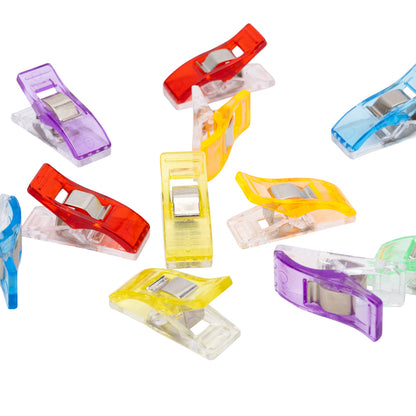 Allary Fabric Clips - Multicolored - 12 Count