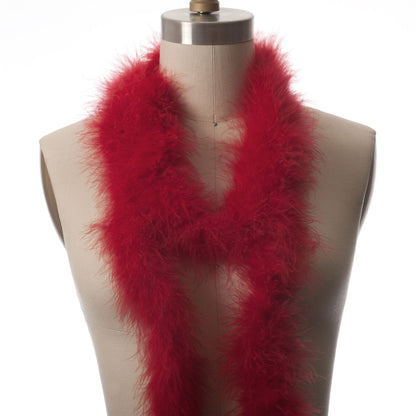 Red Marabou Turkey Feather Boa