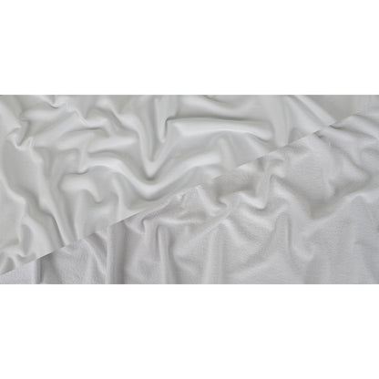 Cotton French Terry Knit - White - Elida Collection