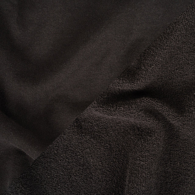 Black Cotton French Terry