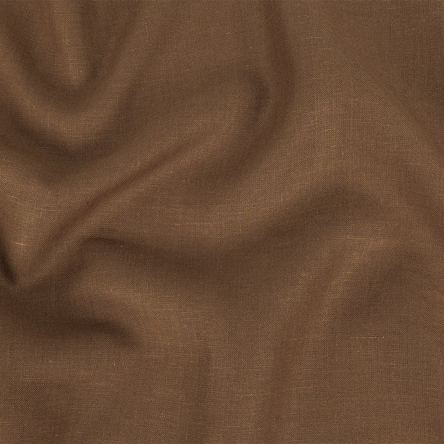 Grasmere Light Brown Medium Weight Linen Woven