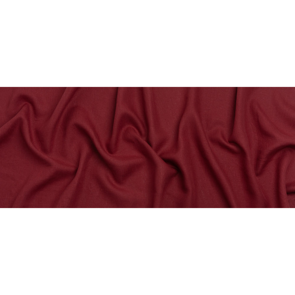 Medium Weight Linen Woven - Wine - Grasmere Collection - Full