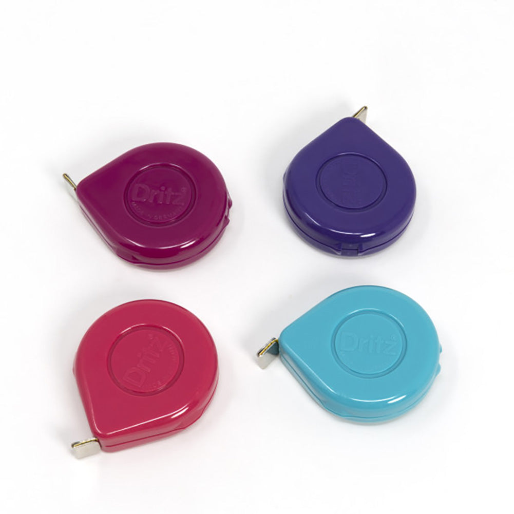 Dritz Retractable Tape Measure - Assorted Colors - 60" - Folded