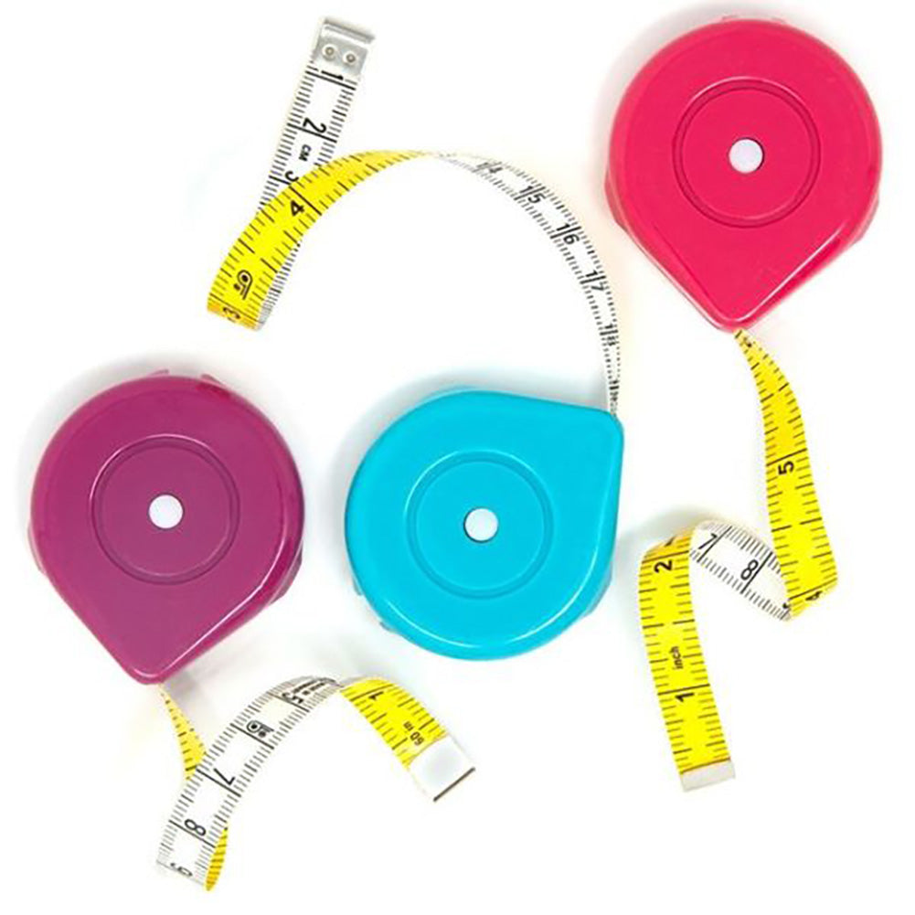 Dritz Retractable Tape Measure - Assorted Colors - 60" - Full
