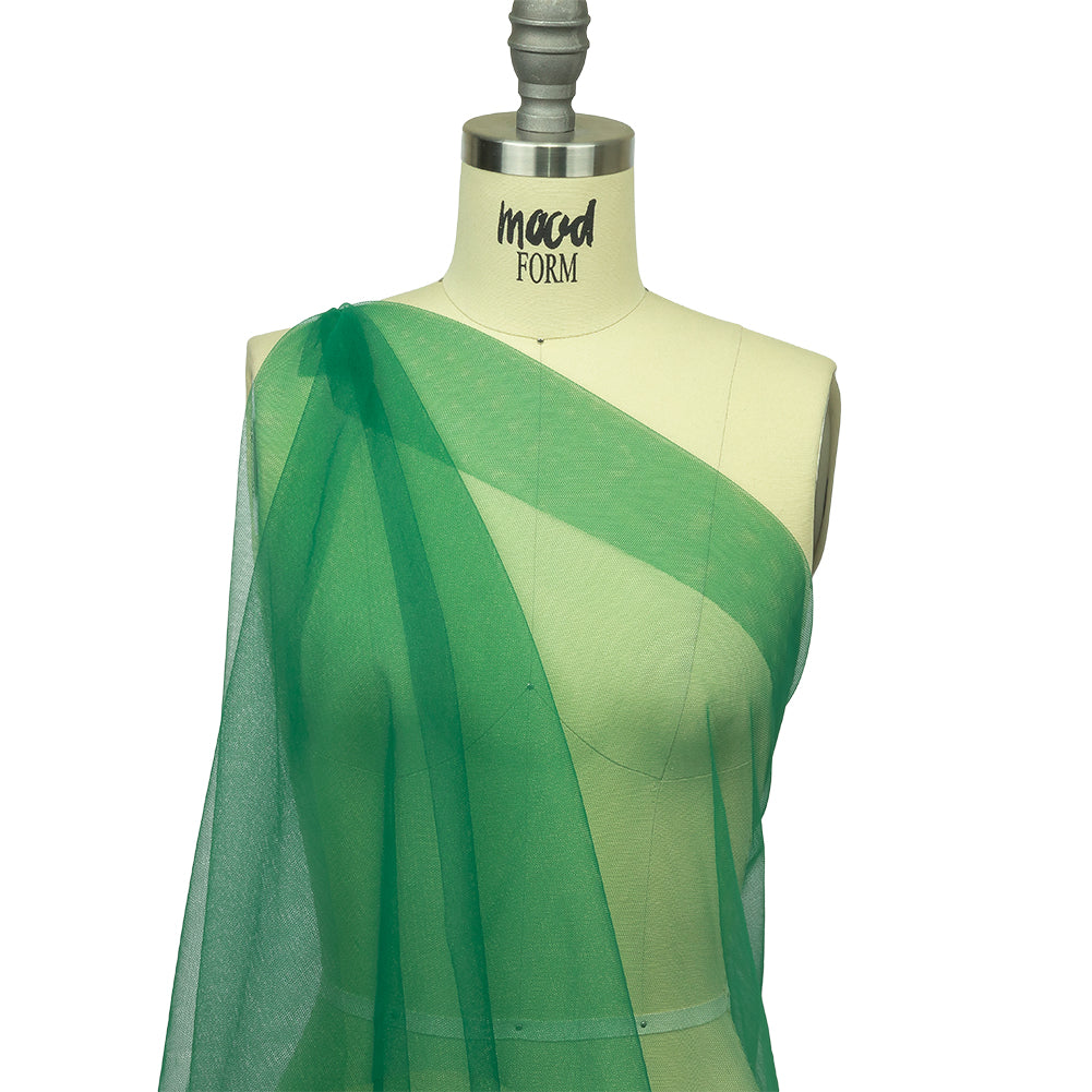 Emerald Leonardo Soft Nylon Tulle - Detail