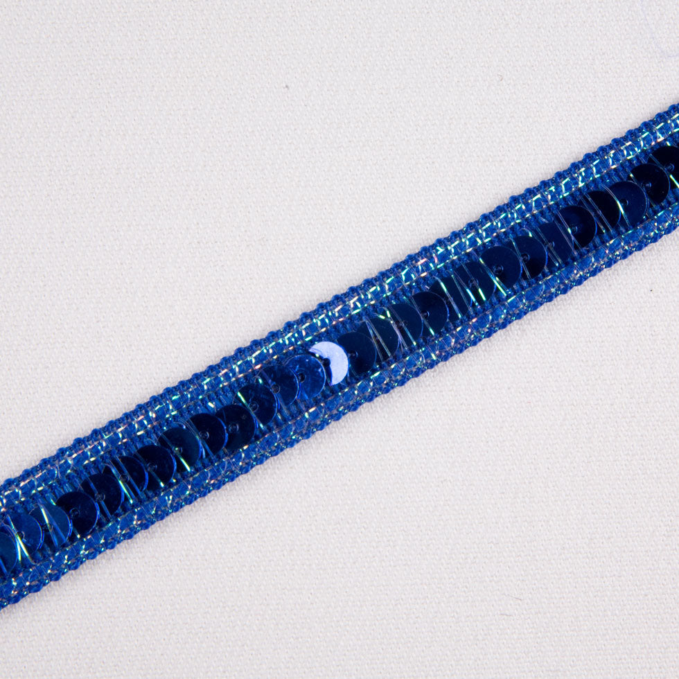 1/2" Periwinkle Fancy Sequin Trim