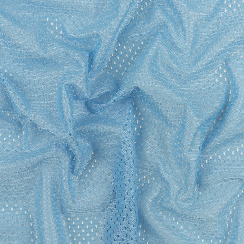 Heracles Sky Blue Polyester Athletic Mesh