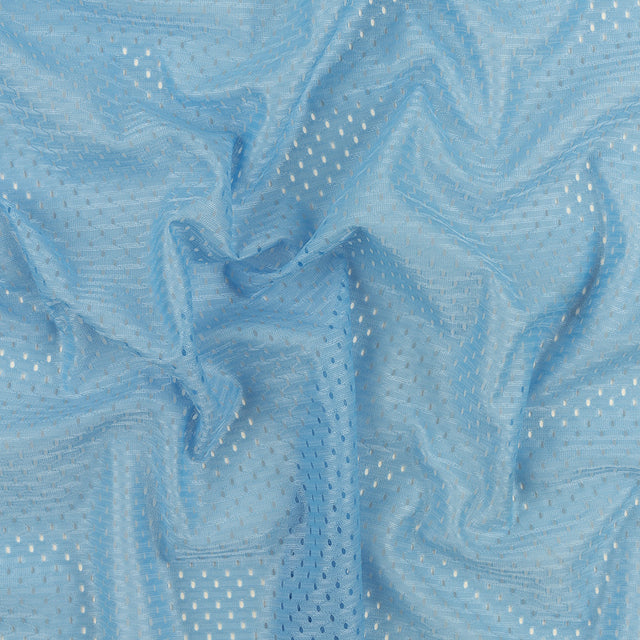 Heracles Sky Blue Polyester Athletic Mesh