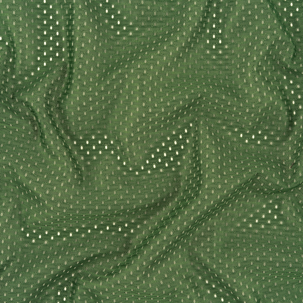 Heracles Hunter Green Polyester Athletic Mesh