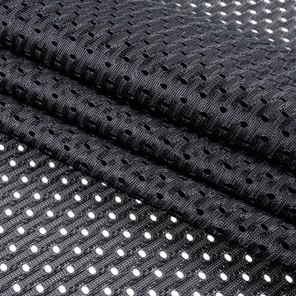 Heracles Black Polyester Athletic Mesh - Detail