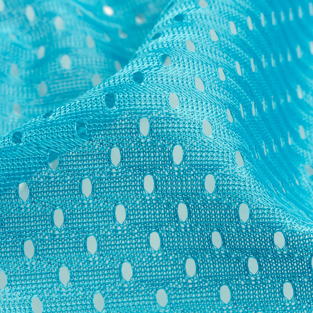 Heracles Turquoise Polyester Athletic Mesh - Full