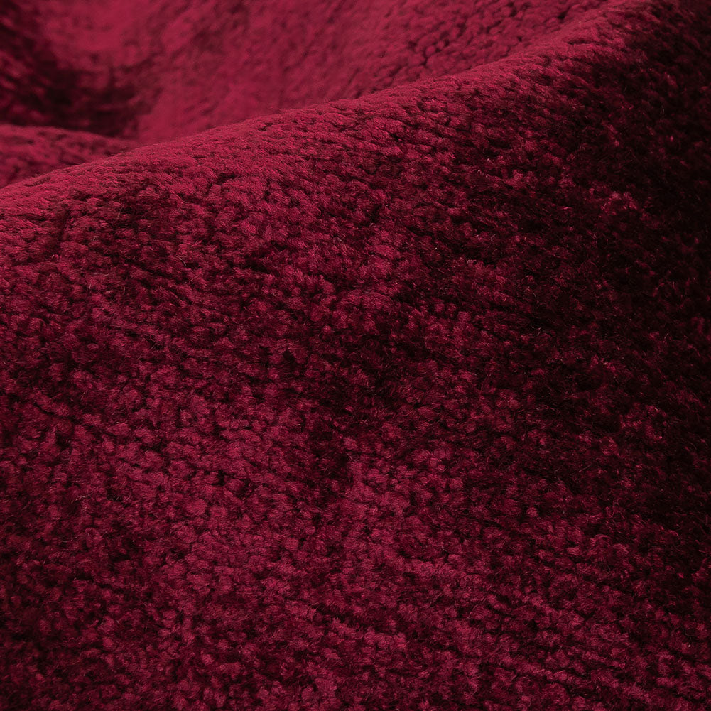 Ultra Magenta Acrylic and Polyester Upholstery Chenille Detail