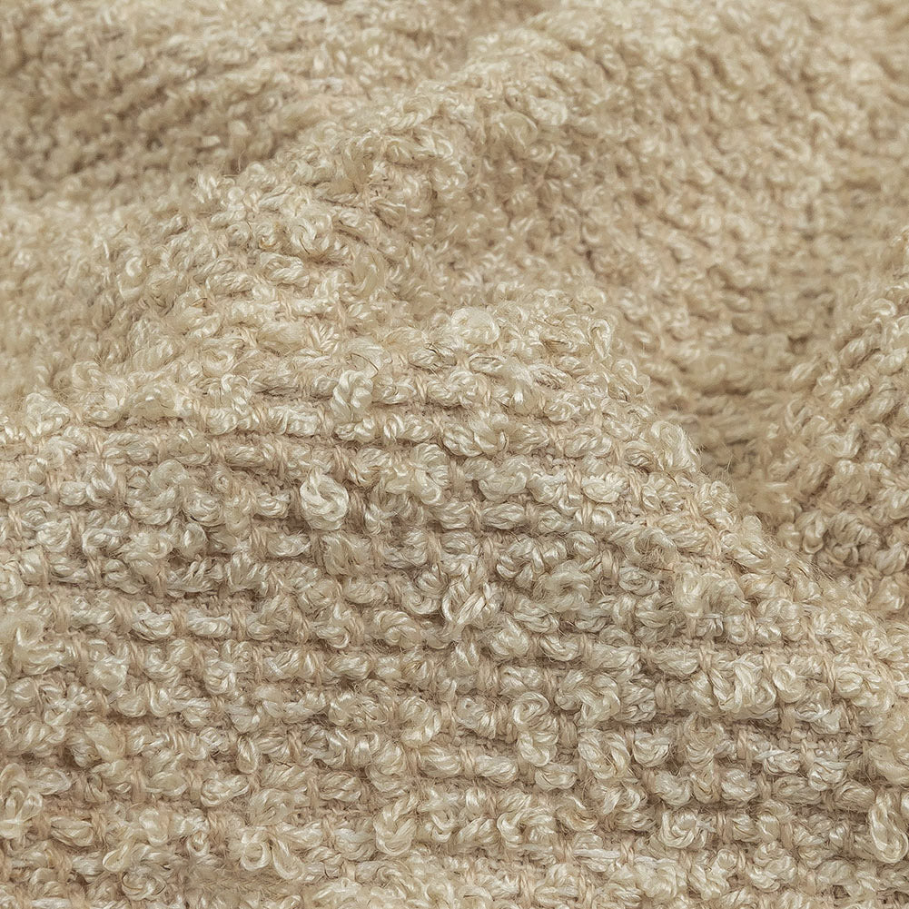 Mineral Tactile Blended Wool Boucle Detail