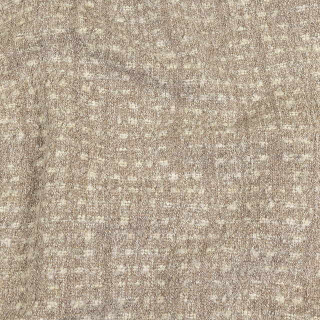 Almond Milk Spotted Viscose Boucle