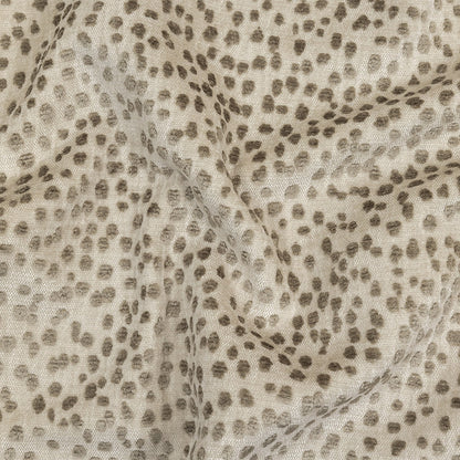 Toast Raised Spots Acrylic Chenille Woven