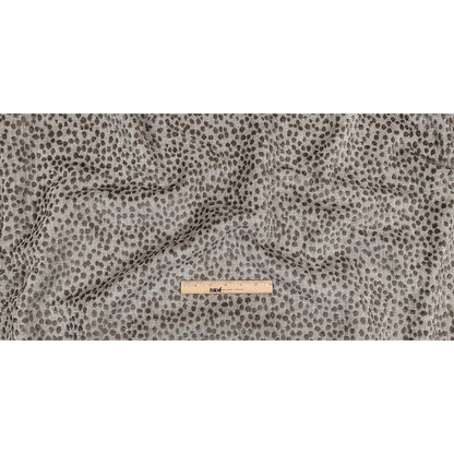 Taupe Raised Spots Acrylic Chenille Woven Full