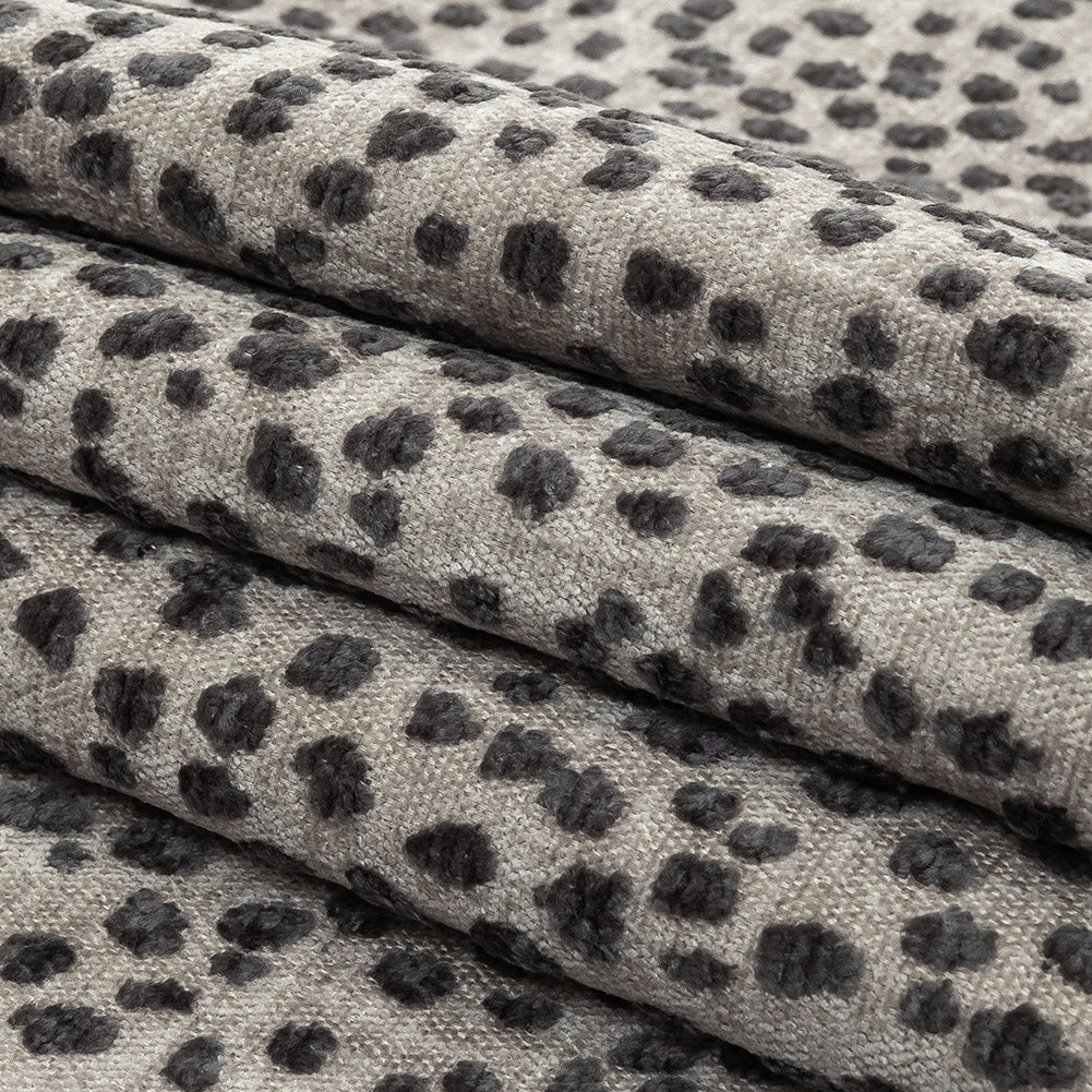 Baltic Raised Spots Acrylic Chenille Woven Folded