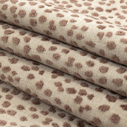 Rosewater Raised Spots Acrylic Chenille Woven - Folded