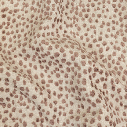 Rosewater Raised Spots Acrylic Chenille Woven