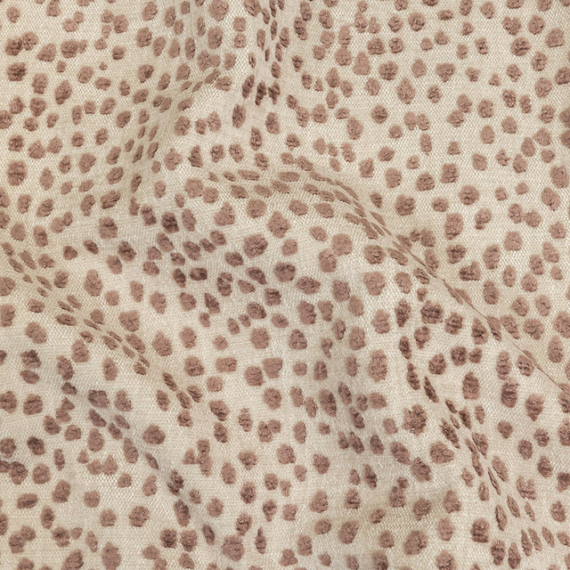 Rosewater Raised Spots Acrylic Chenille Woven