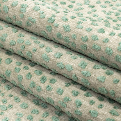 Splash Raised Spots Acrylic Chenille Woven Folded