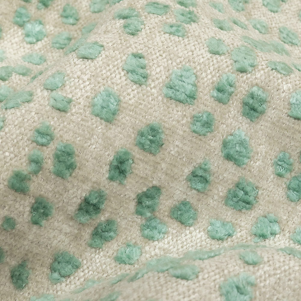 Splash Raised Spots Acrylic Chenille Woven Detail
