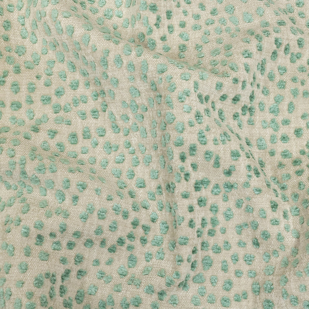 Splash Raised Spots Acrylic Chenille Woven