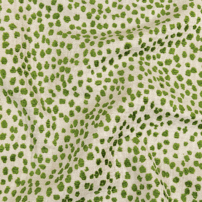 Grasshopper Raised Spots Acrylic Chenille Woven