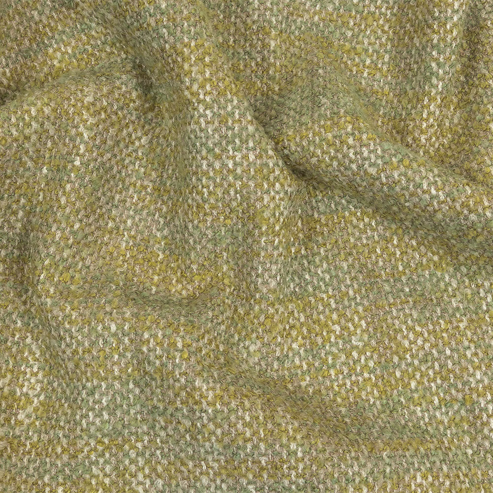 Sage Tweedy Upholstery Boucle