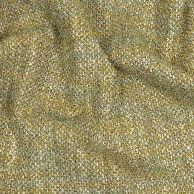 Sage Tweedy Upholstery Boucle