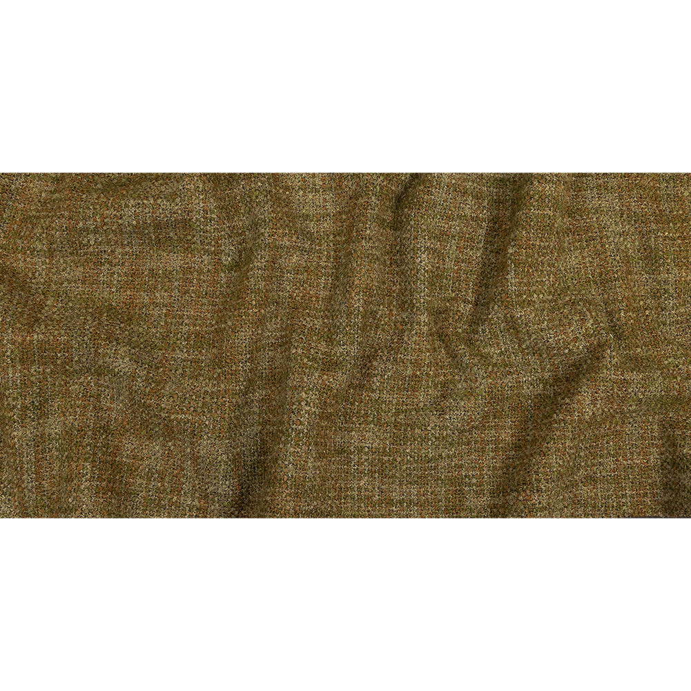 Moss Tweedy Acrylic and Cotton Boucle - Full